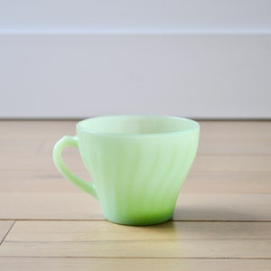 Fire King JADEITE Cups. Excellent Condition. Shell Pattern with nice Ribbing.