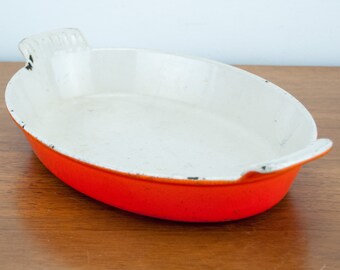 ルクルーゼ　Le Creuset 鋳鉄製のフライパン　　24cm オレンジ色 il_340x270.2046264506_lxyo.jpg