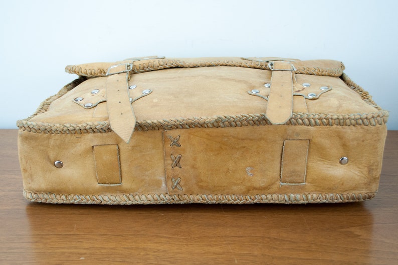 Leather Satchel \u2013 School Bag \u2013 Work Bag Vintage Tan Brown Leather Briefcase Laptop Bag