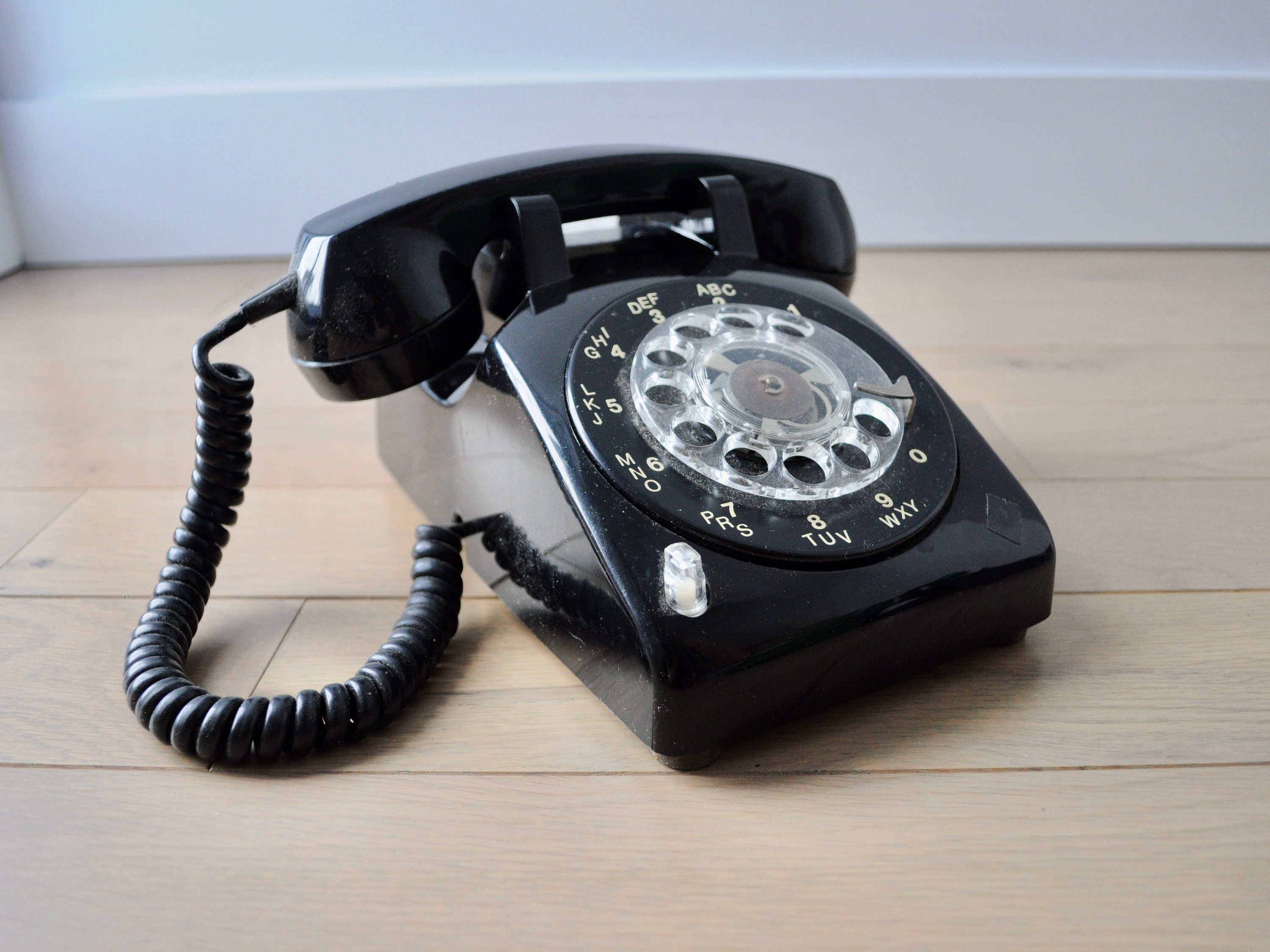 USA  USED DIAL PHONE   70&#39;s ヴィンテージ Vintage 1970 French Rotary Phone United States Telephone