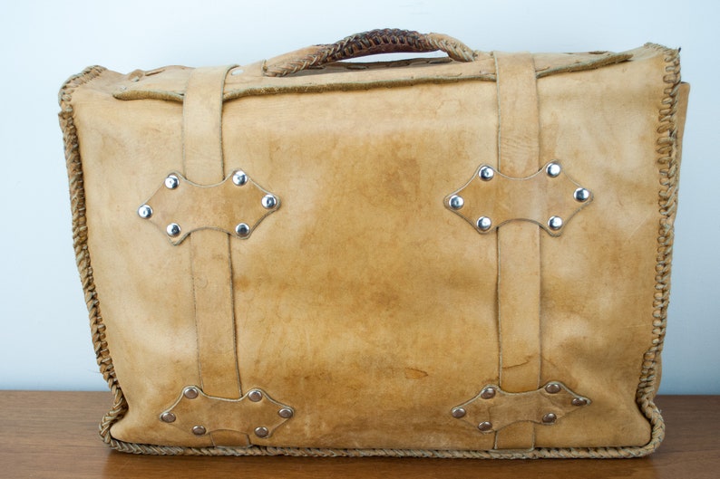 Leather Satchel \u2013 School Bag \u2013 Work Bag Vintage Tan Brown Leather Briefcase Laptop Bag