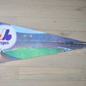 Vintage Felt/Flag Souvenir Pennant -  Montréal, Expos, Québec, Canada, MLB