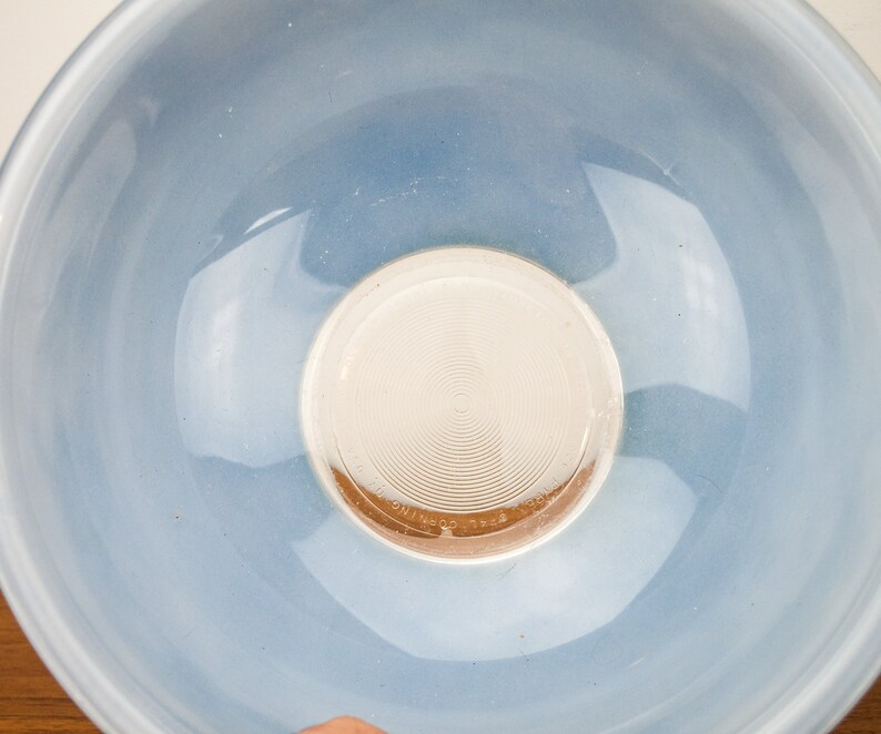 Pastel Mixing Bowls 322 Blue 326 Blue Coastal Shabby Chic Kitchen 1970s Pyrex Retro Kitchen Decor 325 Blue