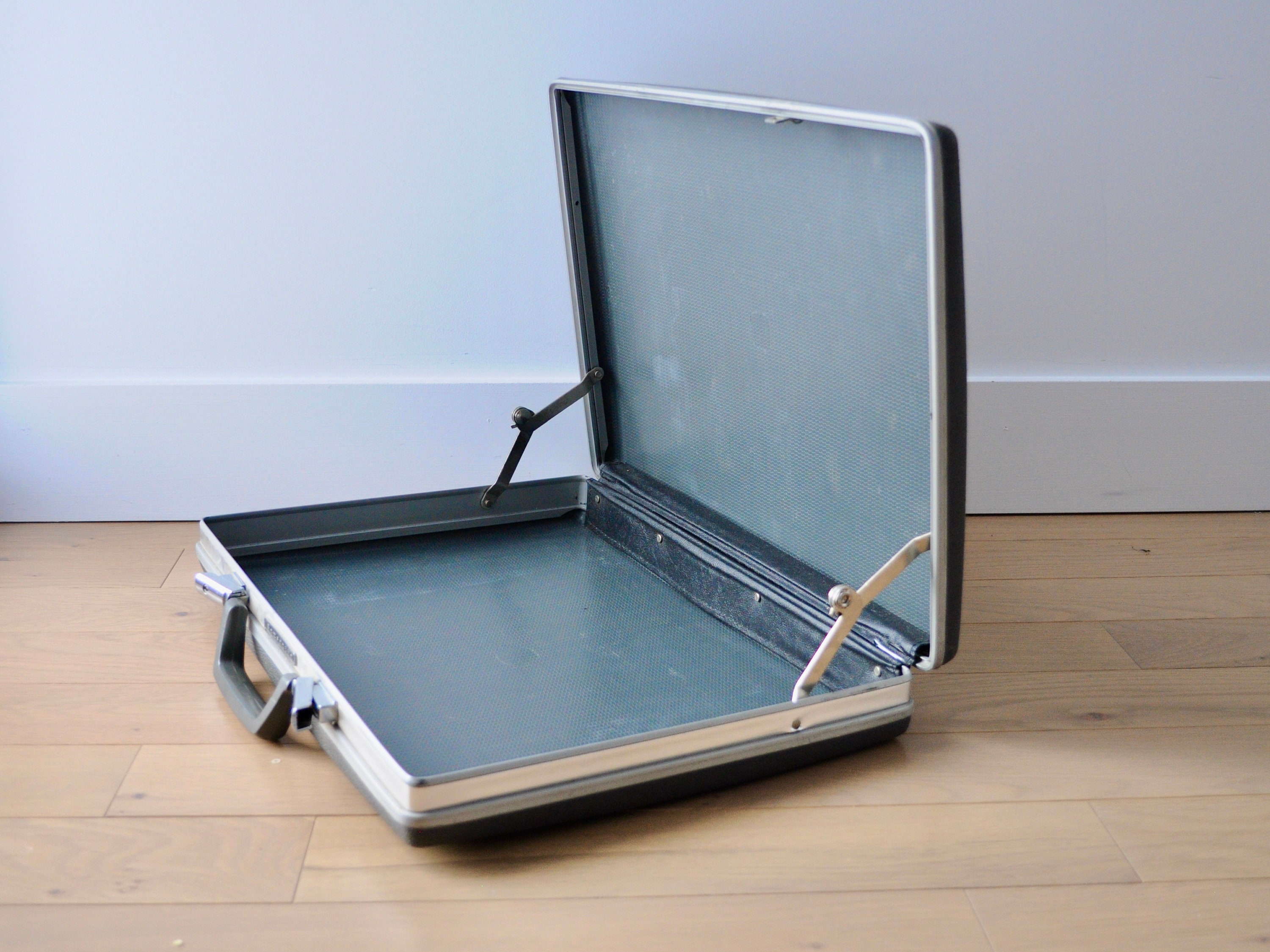 Vintage Black Briefcase Samsonite Backpack School Bag Etsy