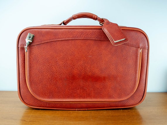 Vintage Brown Dionite Luggage Suitcase Luggage - Etsy