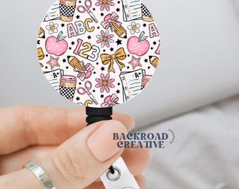 Teacher Appreciation, Back To School, Badge Reel, Badge Holder