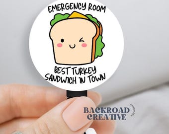 Badge Reel Nurse, Badge Holder, ER Nurse