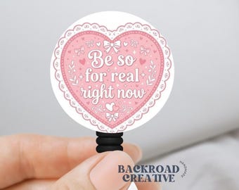 Pink Coquette Bow Badge Reel, Girlie Nurse Badge Reels
