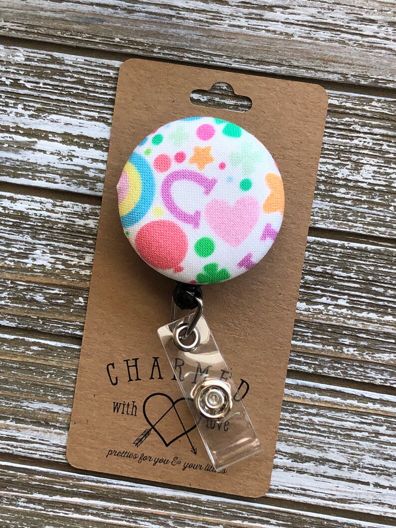 Cute Badge HolderSt Patricks Day Badge ReelLucky Badge ReelFabric Badge Holder