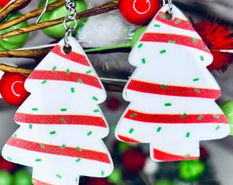 Christmas Earrings, Jewelry For Holidays, Dangle Earrings