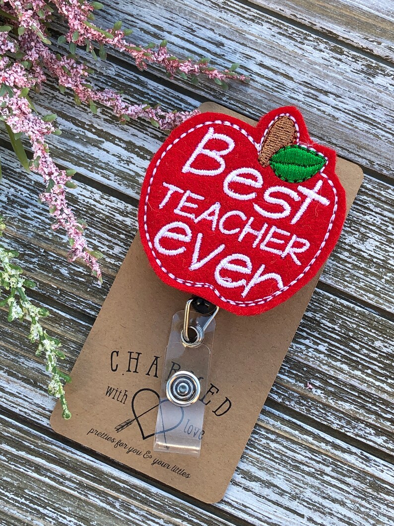Teacher Badge Reels/teacher Badge Holders/lanyards/id Etsy