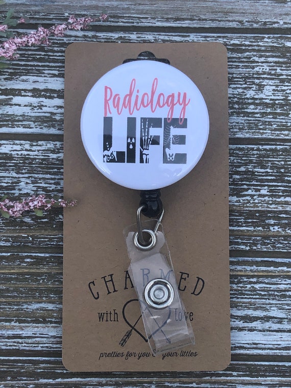 Radiology Badge Reel/radiology Badge Holder/radiology Etsy