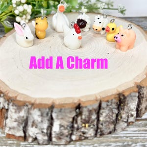 Badge Reel Charm: Farm Animal Add-On