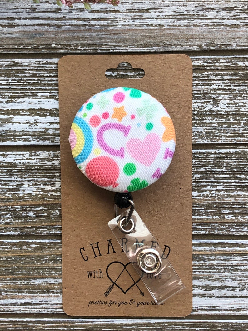 Cute Badge HolderSt Patricks Day Badge ReelLucky Badge ReelFabric Badge Holder
