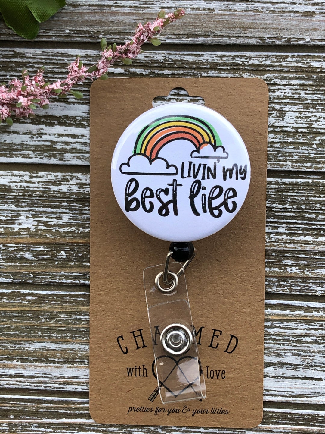 Cute Badge Reel/badge Holder/fun Badge Holder/id Holder Etsy