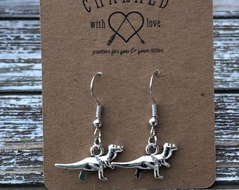 T-rex Earrings/Dinosaur Earrings/Dinosaur Jewelry/Dinos/Fun Earrings/Fun Jewelry