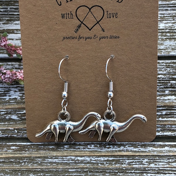 Dinosaur Earrings/Cute Dino Earrings/Dino Earrings/Dinosaur Jewelry/Fun Earrings