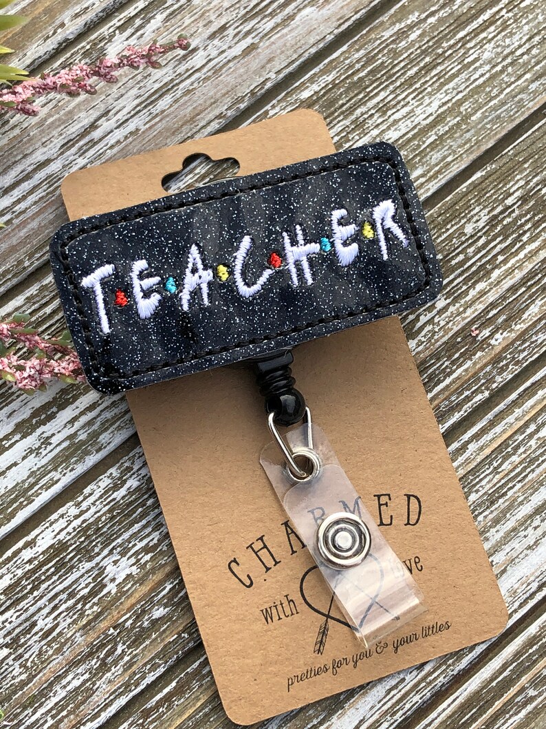 Teacher Badge Reels/Fun Teacher Badge Reels/Badge Holders/ID Etsy