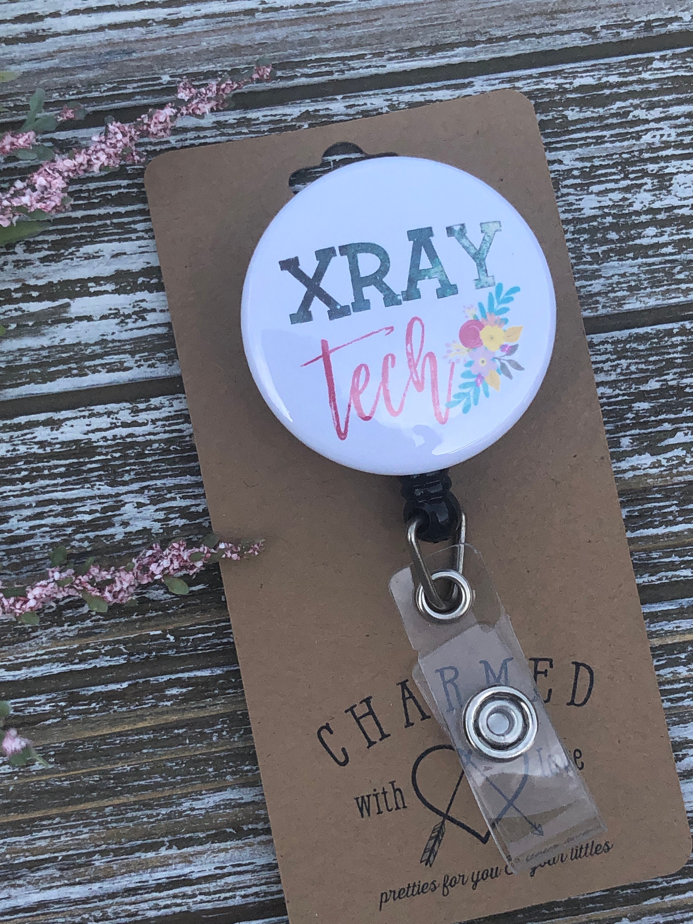 XRAY Tech/xray Tech Badge Reel/xray Tech Badge Holder/cute Etsy