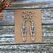 Skeleton Earrings/Halloween Earrings/Halloween Jewelry/Fun Earrings/Fall/Skeleton/Bones/Halloween 