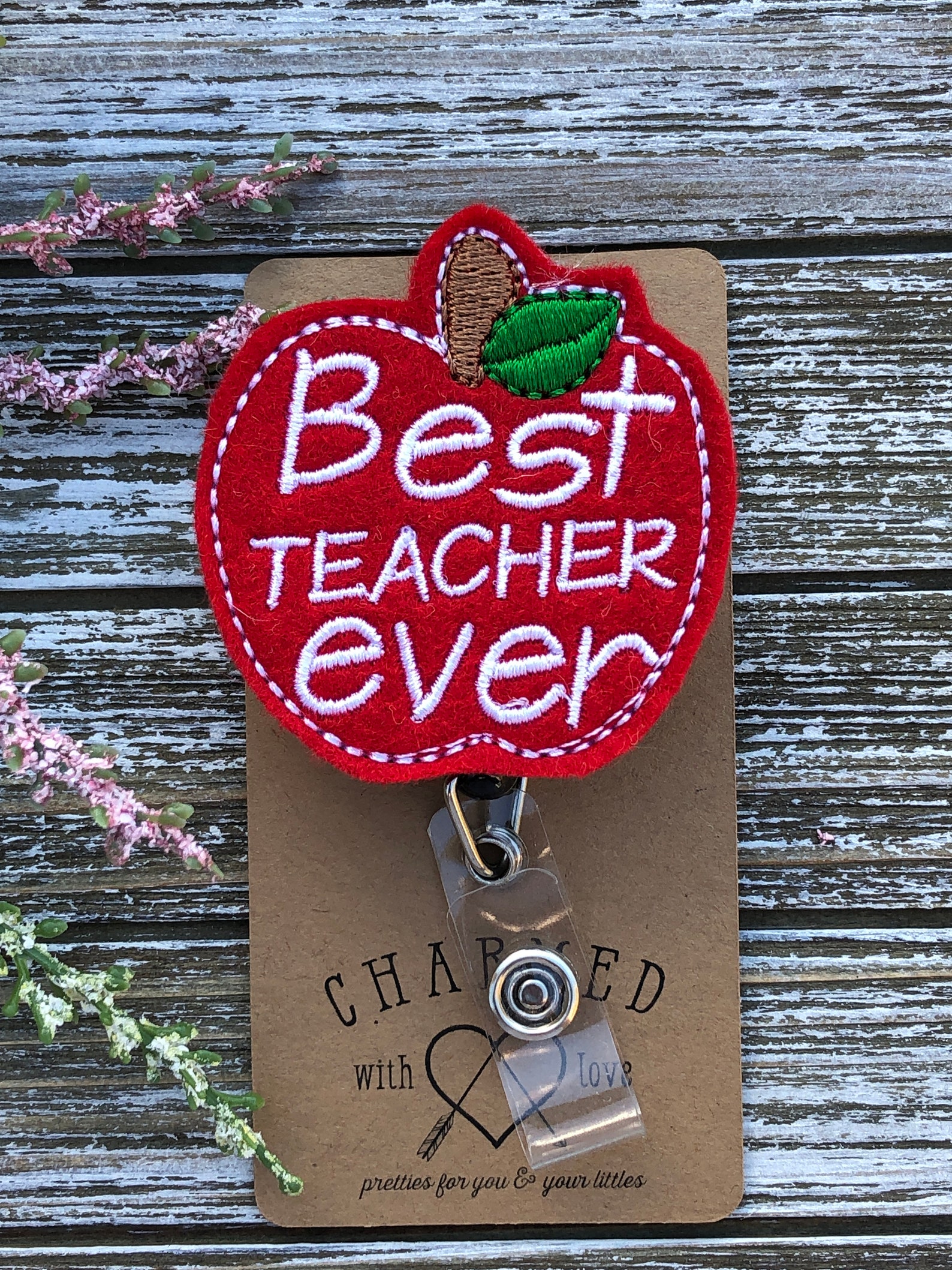 Teacher Badge Reels/teacher Badge Holders/lanyards/id Etsy