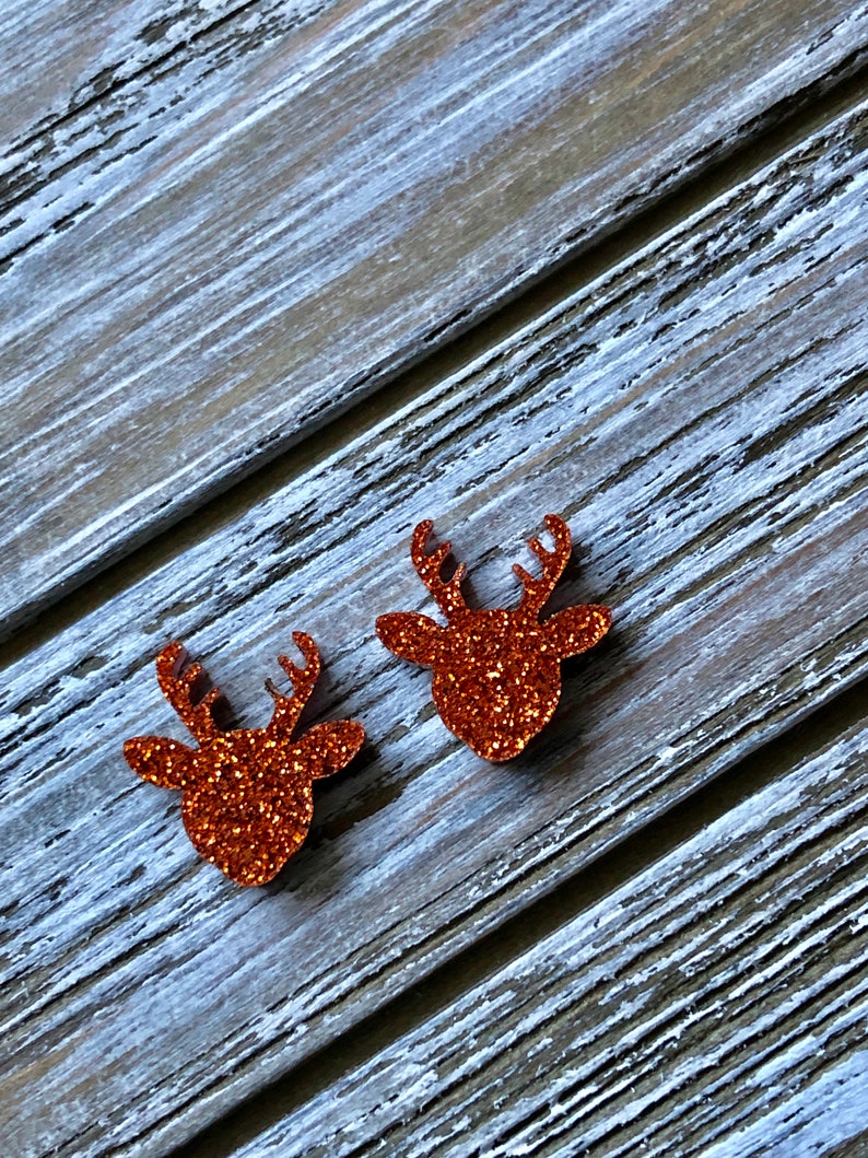 Reindeer Earrings/Stud Earrings/Fun Earrings/Christmas | Etsy