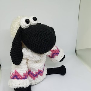 13&quot; Small Crochet Shaun the Sheep