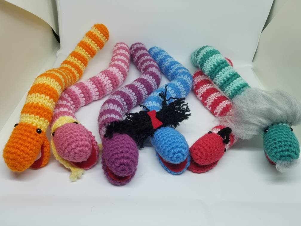 Sesame street slimy worm plush sales