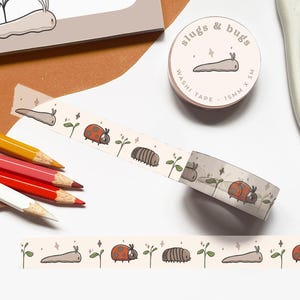 Slugs and Bugs Washi Tape