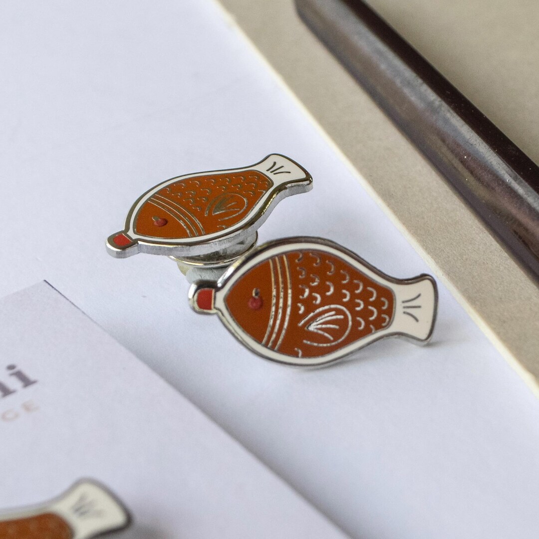 Cute Kawaii Sushi Soy Fish Enamel Pin Japan Theme Gifts for Her Anime ...