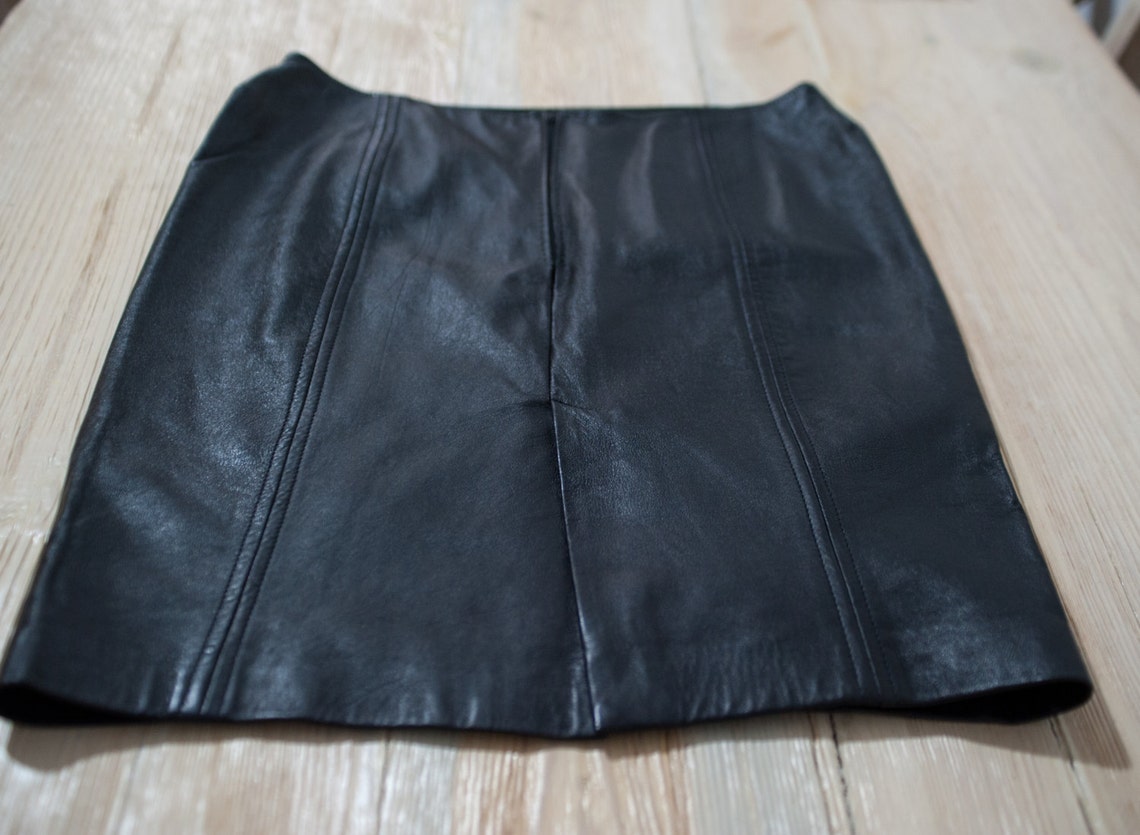 Leather skirt low waisted/ Sexy skirt/Black leather skirt | Etsy