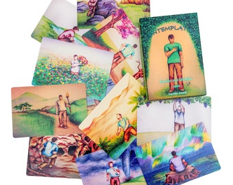 Tarjetas de contemplación, regalo de psicología, tarjetas de terapia, herramientas de terapia, herramienta de psicología, tarjetas de coaching, tarjeta de inspiración, herramientas de asesoramiento