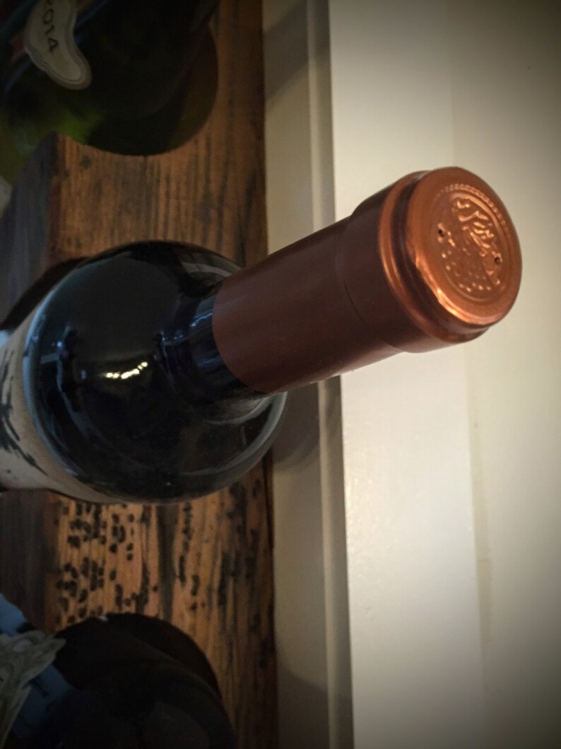 1800's Rustic Barn Beam Wine Rack/Oak Wine Bottle Etsy