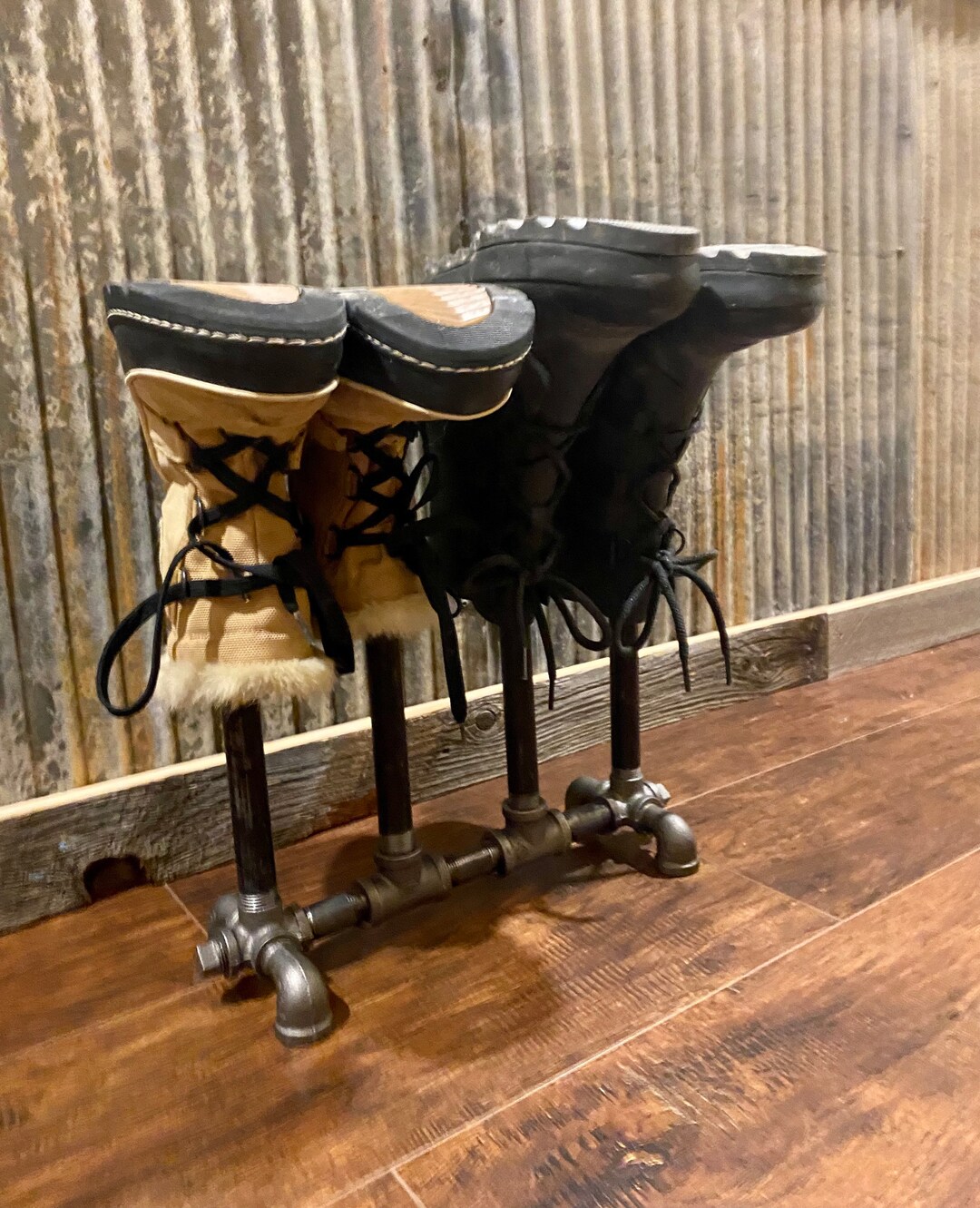 Industrial Bootrack for 2 Half Pint Etsy