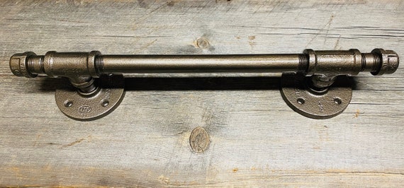 Industrial Pipe Door Handle | Barn Door Handle | Pipe Door Handle | Industrial Decor | SteamPunk Draw pull l Rustic Décor Country Home Decor