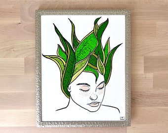 森の精霊 // A5 プリント 5x8 - Etsy 日本