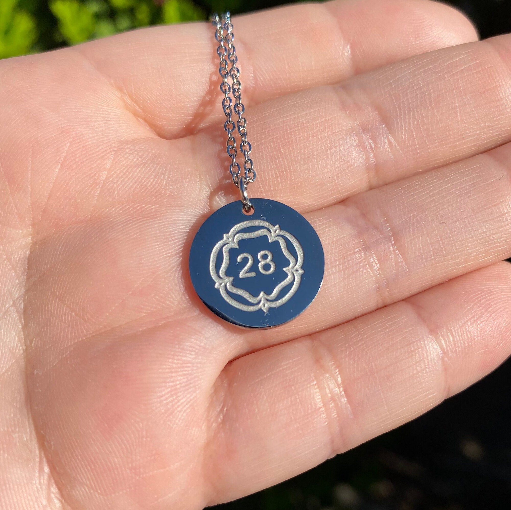 Louis Tomlinson 28 Necklace Etsy
