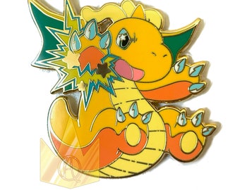 Dragonite Thunder Punch enamel pin lapel pin ita bag dragon type