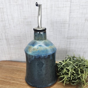 Ceramic Oil Cruet, Olive Oil Dispenser, Oil Bottle, Olive Oil Dispenser