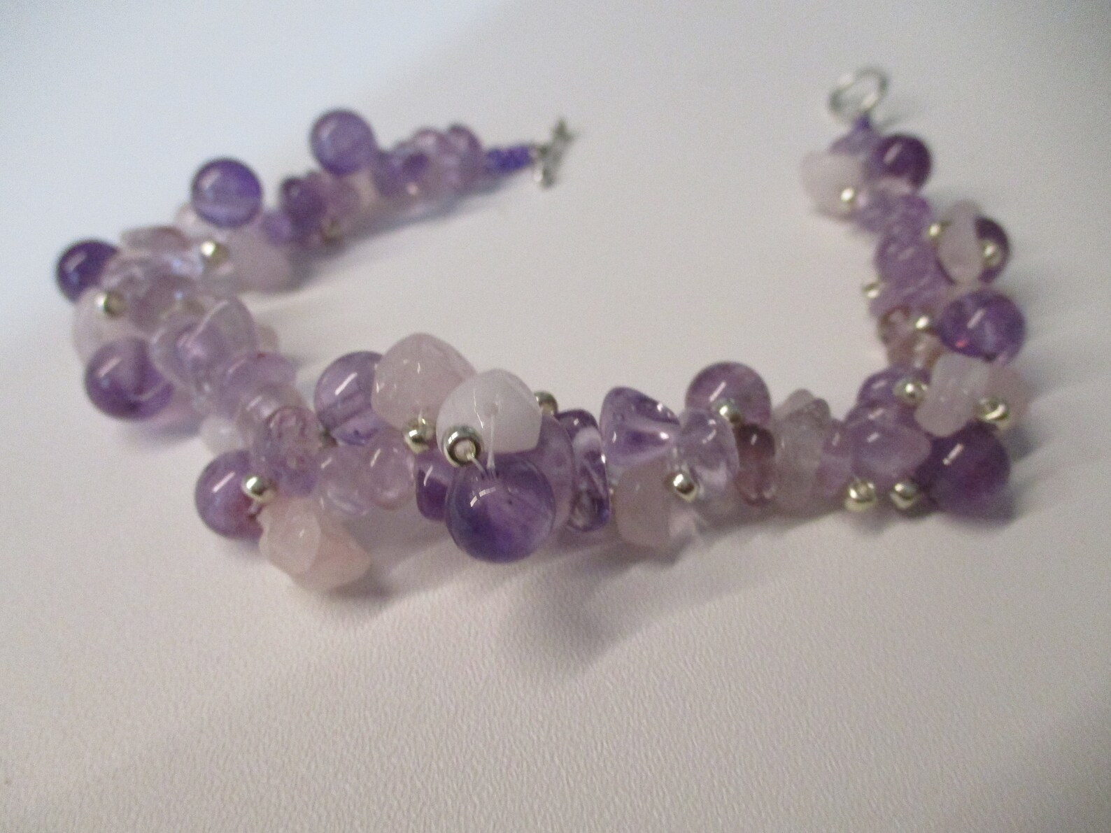 Natural Gemstone Crystal Bracelet Etsy