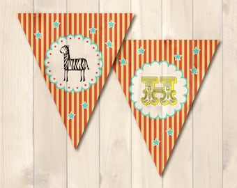 Carnival Themed <Birthday DIY Kit> Digital File