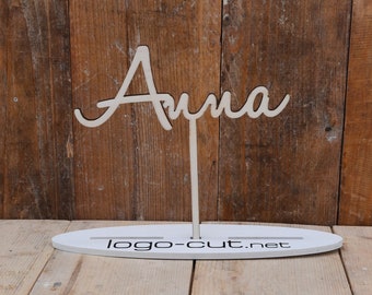 Holz Cake Topper zu jedem Anlass V1