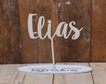 Holz Cake Topper zu jedem Anlass V4