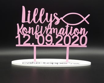 Cake Topper Konfirmation V6