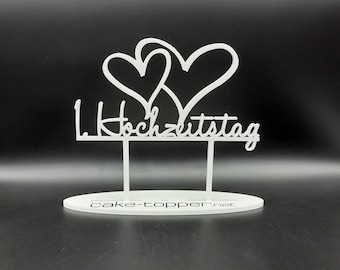 Cake Topper Hochzeitstag V1