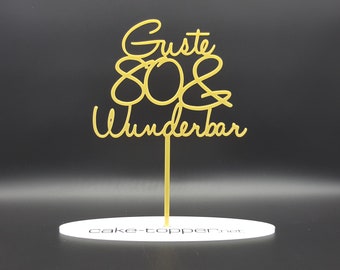 Cake Topper Geburtstag (Wunderbar)