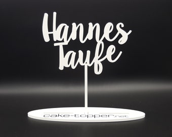 Cake Topper Taufe V10