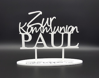 Cake Topper Kommunion V2