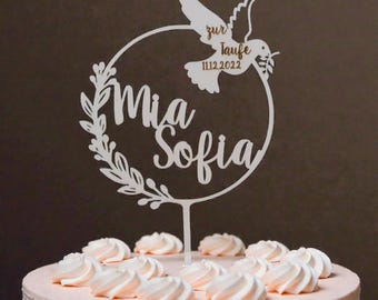 Baptism cake topper, baptism cake decoration, baptism cake topper, baptism topper, baptism gifts, personalized, V8
