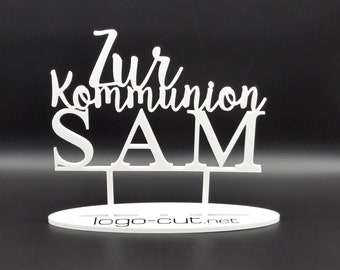 Cake Topper Kommunion V4